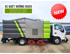 XE QUÉT ĐƯỜNG ISUZU 5.5 KHỐI