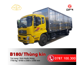 XE TẢI DONGFENG B180-7.5 TẤN THÙNG KÍN DÀI 9.7M