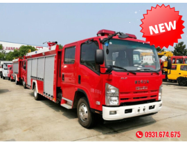 XE CHỮA CHÁY CỨU HOẢ ISUZU từ 2 khối đến 5 khối