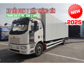 XE TẢI FAW 7 TẤN THÙNG KÍN CAO 2M5