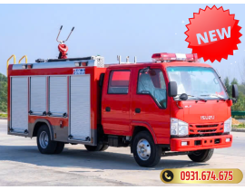 XE CHỮA CHÁY CỨU HOẢ ISUZU 2 KHỐI