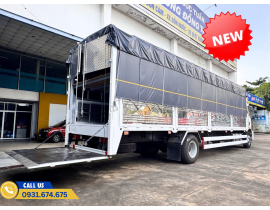 FAW J6L - THÙNG BẠT 2 TẦNG BỬNG NÂNG