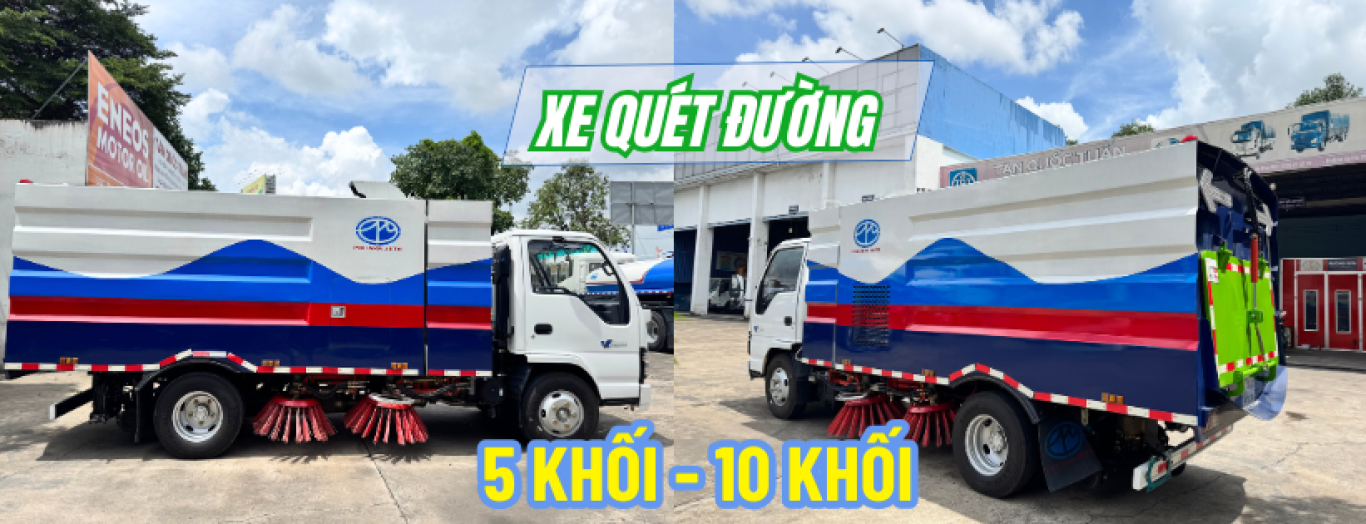 XE QUÉT ĐƯỜNG HÚT BỤI