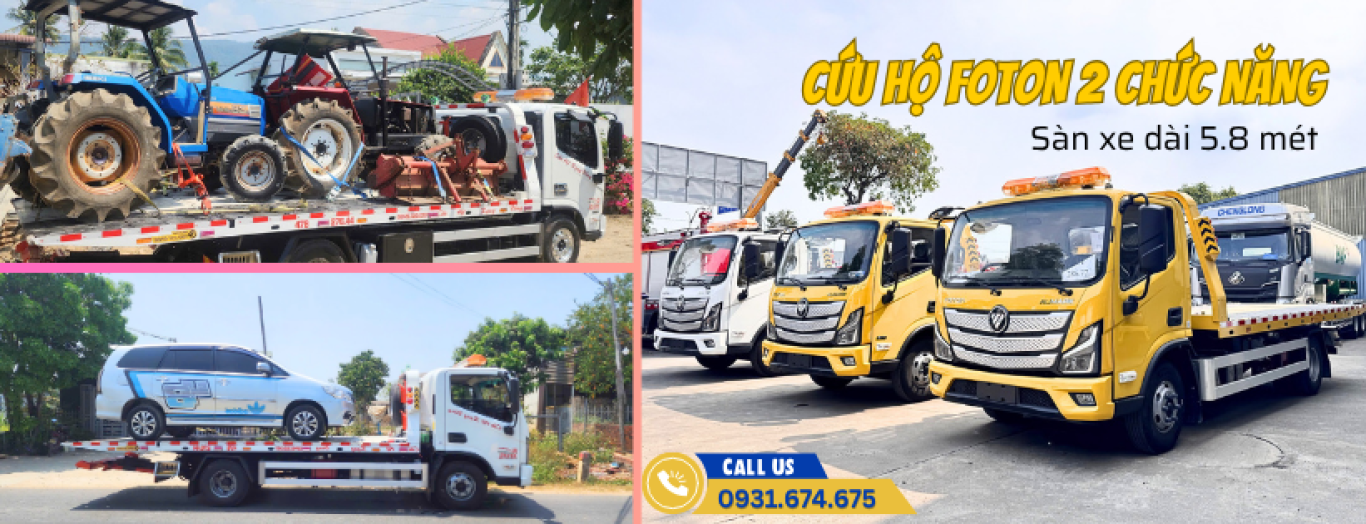 XE CỨU HỘ FOTON; XE CUU HO 2 CHUC NANG