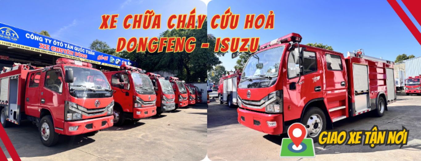 XE CHỮA CHÁY CỨU HOẢ; XE CHUA CHAY KCN